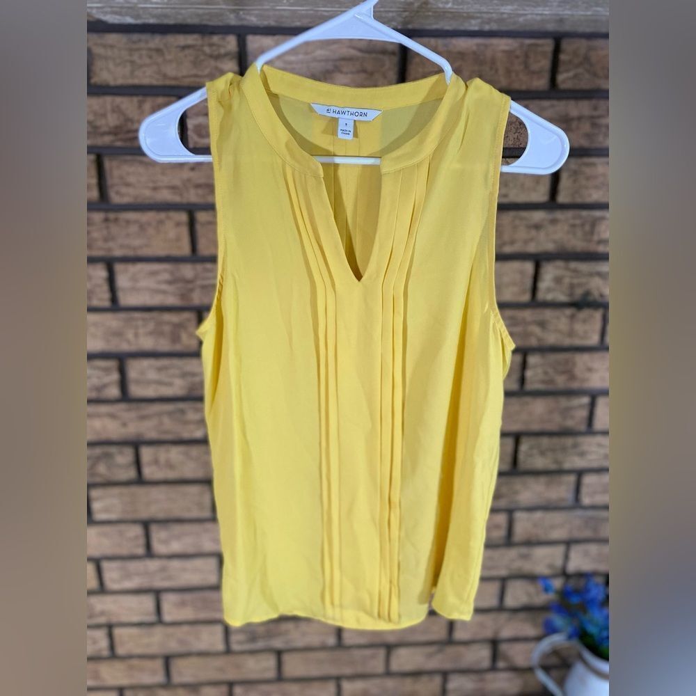 41 hawthorn yellow blouse‎